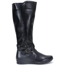 Bota Rasteira Cano Alto 71146 Mooncity Feminino Bota Rasteira Cano Alto 71146 Mooncity Feminino