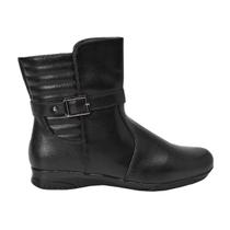 Bota Rasteira Cano Curto Feminina Mooncity