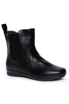 Bota Rasteira Feminina Cano Curto em material sintético - Mooncity