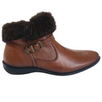 Bota Rasteira Perlatto Couro Ang868 Bota Rasteira Perlatto Couro Ang868
