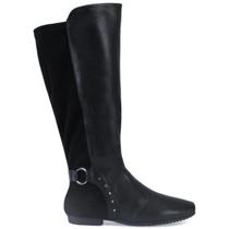 Bota Rasteira Piccadilly 250281 Cano Alto Feminino Bota Rasteira Piccadilly 250281 Cano Alto Feminino