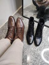 Bota Rubia Montaria Laceup Cano Baixo Gstore