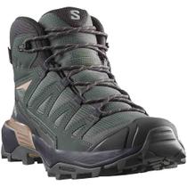 Bota Salomon X Ultra 360 Mid GTX Lady Sedona Sage-Urban Chic-Etherea Cor:Sedona Sage/Urban Chic/EthereaTamanho:37