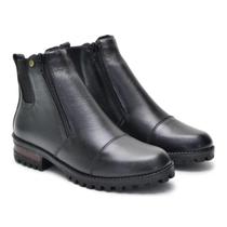 Bota Sandia Camillo Coturno Couro Fecho Duplo BT-054