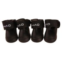 Bota Sapato de Cachorro Pet Botinha Impermeável Protetor Pata Patinha Silicone Antiderrapante Preto Bota Sapato de Cachorro Pet Botinha Impermeável Protetor Pata Patinha Silicone Antiderrapante Preto