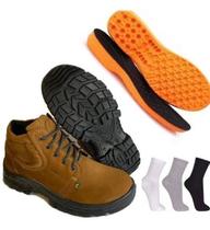 Bota Segurança Ecosafety + Palmilha Anatômica + Meia 139fe