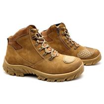 Bota Segurança EPI Couro Cano Médio Leve Resistente Trabalho Bota Segurança EPI Couro Cano Médio Leve Resistente Trabalho