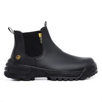 Bota segurança masculina com bico de composite em couro legitimo certificaçao c.a 51,270