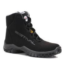 Bota Segurança Masculina Eletricista Bico Composite + Palmilha Gel