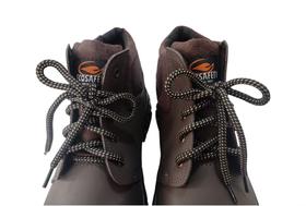 Bota Segurança Nobuck Ps134 Café Bico Pvc Ecosafety N41