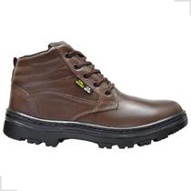 Bota Segurança Sapato em Couro Legítimo com CA EPI Bico PVC Trabalhe Confortável Bota Segurança Sapato em Couro Legítimo com CA EPI Bico PVC Trabalhe Confortável