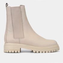 Bota Shoestock Couro Chelsea Tratorado Cano Baixo