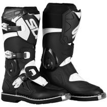 Bota Sidi Flame Juvenil Preto/Branco Bota Sidi Flame Juvenil Preto/Branco