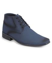 Bota Social Masculina Casual Nobuck Bico Alongado Fino