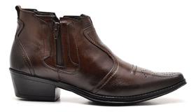 Bota Social Masculina Couro Durabilidade E Confort