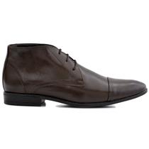 Bota Social Masculina Ingles Couro Legitimo Cafe