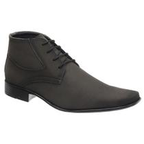 Bota Social Masculino Cano Médio Casual Leve Macio Bico Fino San Lorenzo