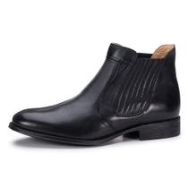 Bota Social Masculino Couro Pelica 575 - Difranca - Preta