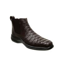 bota social masculino de couro legitimo casual ortopedica anti stress confortavel 37 ao 46