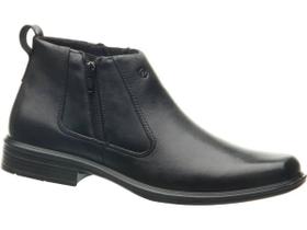 Bota Social Pegada Em Couro Lev Confort Ziper Masculino Adulto Ref 124774-01 Bota Social Pegada Em Couro Lev Confort Ziper Masculino Adulto Ref 124774-01