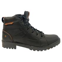 Bota Sound Coturno Ziper Lateral Masculino Bota Sound Coturno Ziper Lateral Masculino