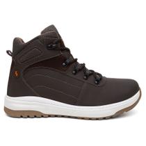 Bota Style Casual Cano Médio Masculina Couro Premium