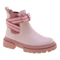 Bota Sua Sia 9148.51551 Salto Baixo Cano Curto Casual Menina Infantil