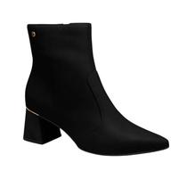 Bota Tanara Cano Curto - Feminina - Preto Bota Tanara Cano Curto - Feminina - Preto