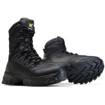 Bota Tática Anti Perfuro Extra Leve Kombat K3 Preto