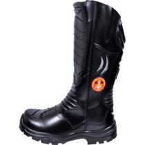 Bota Tática Bombeiros Force Mod. Premium Alto Brilho CA Tamanho: 36Cor:Preto