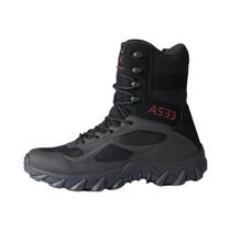 Bota Tática Militar Masculina Respirável Antiderrapante Para Caça, Caminhada, Treinamento E Bota Tática Militar Masculina Respirável Antiderrapante Para Caça, Caminhada, Treinamento E