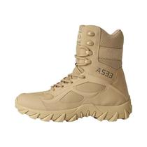 Bota Tática Militar Masculina Respirável Antiderrapante Para Caça, Caminhada, Treinamento E Bota Tática Militar Masculina Respirável Antiderrapante Para Caça, Caminhada, Treinamento E
