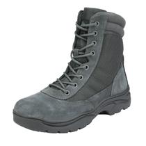Bota Tática Militar NORTIV 8 em Couro com Zíper Lateral 20 cm
