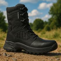 Bota Tática Preto Liso Scromo Spectrun Fast Conforto