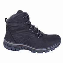 Bota Tênis Adventure Coturno Masculino Couro Legitimo Palmilha Gel