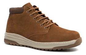 Bota Tênis Masculina Casual Em Couro Solado De Borracha Bota Tênis Masculina Casual Em Couro Solado De Borracha