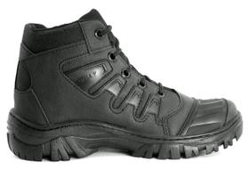 Bota Tenis Preto Adventure Motoqueiro Sola Blaqueada Unissex