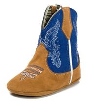 Bota Texana Baby Azul Baby Conforto Sola em Borracha
