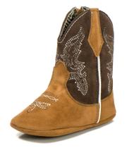 Bota Texana Baby Masculina Cafe Cano Alto Conforto Bota Texana Baby Masculina Cafe Cano Alto Conforto