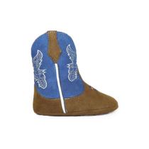 Bota Texana Bebê Azul Infantil Confortável Estilo Country