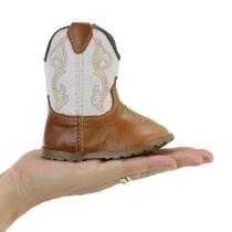 Bota Texana Bebê Infantil Feminina Masculina Couro Bull Leather