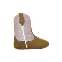 Bota Texana Bebê Rosa Infantil Confortável Estilo Country