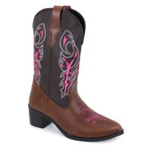 Bota Texana Bico Fino Bordada Bota Texana Bico Fino Bordada