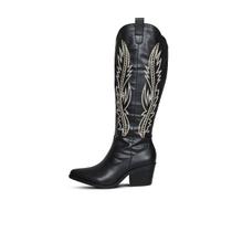 Bota Texana Cano Longo Preta Com Tachas Bota Texana Cano Longo Preta Com Tachas