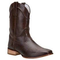 Bota Texana Capelli Boots Masculina Couro Cano Médio Country