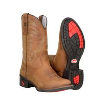 Bota Texana Capelli Country Masculina Couro Cano Médio Leve Bota Texana Capelli Country Masculina Couro Cano Médio Leve