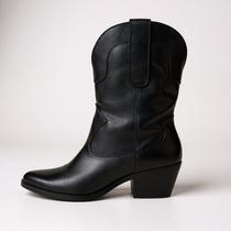 Bota Texana Country Couro Preto Dani Duran 93802 - 36