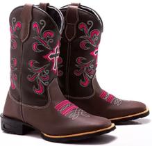 Bota Texana Country Cruz Floral Bota Texana Country Cruz Floral
