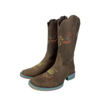 Bota Texana Country Feminina Jácomo Crazy Havana - Ref. 4891/UFJ