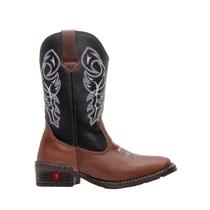 Bota Texana Country Infantil Texas Gold de Couro Delegada